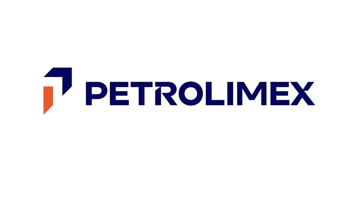 Logo Petrolimex với ngôn ngữ thiết kế hiện đại, thể hiện tinh thần kế thừa, chuyển động và tiến về phía trước. Ảnh: Petrolimex.