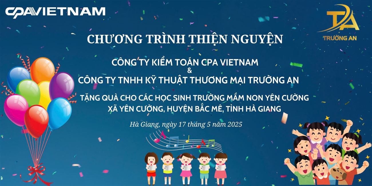 CPA VIETNAM tổ chức chương trình thiện nguyện tại huyện Bắc Mê, tỉnh Hà Giang.