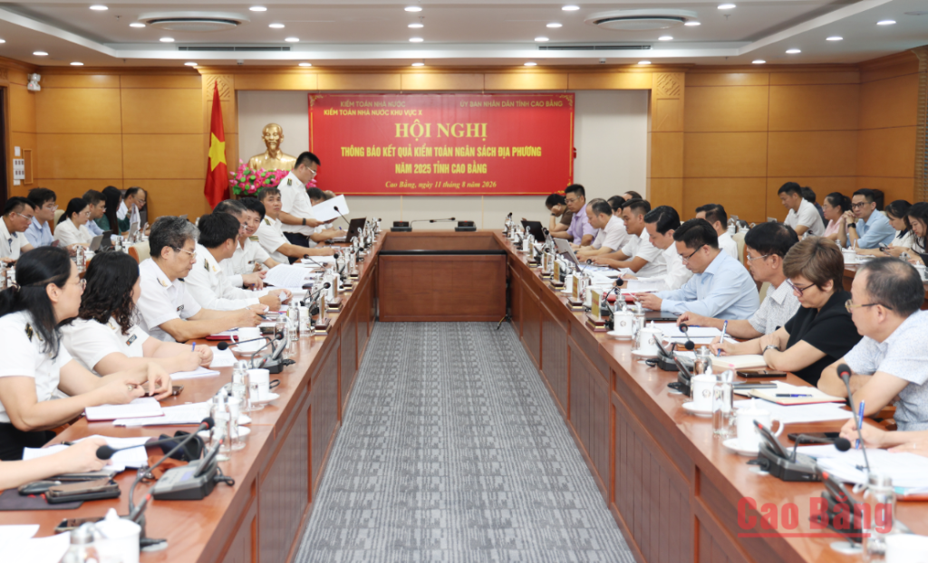 KTNN khu vực X thông báo kết quả kiểm toán tại Cao Bằng