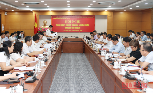 KTNN khu vực X thông báo kết quả kiểm toán tại Cao Bằng