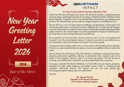 CPA VIETNAM Extends New Year Wishes for 2026