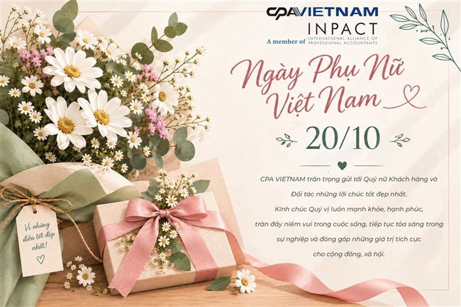 CPA VIETNAM chúc mừng Ngày Phụ nữ Việt Nam 20/10