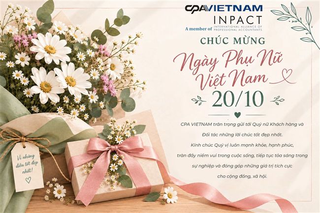CPA VIETNAM chúc mừng Ngày Phụ nữ Việt Nam 20/10