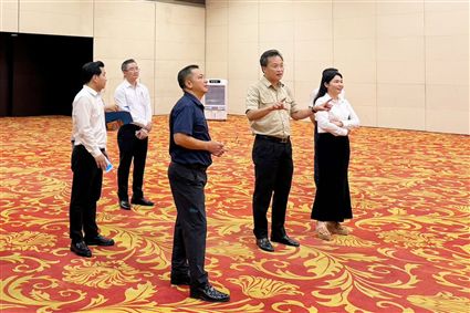 State Auditor General Nguyen Huu Nghia Inspects Venue for International Conference