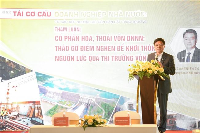 Thị trường chứng khoán là bệ đỡ cho cổ phần hóa doanh nghiệp nhà nước