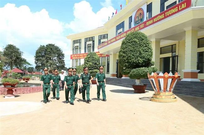 Công ty CP Xây lắp Thành An 96 phối hợp chuẩn bị cơ sở vật chất cho Phân hiệu 1 Trường Thiếu sinh quân miền Trung