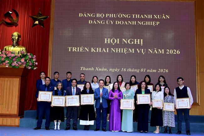 CPA VIETNAM tham gia Hội nghị triển khai nhiệm vụ năm 2026 của Đảng uỷ Doanh nghiệp Phường Thanh Xuân