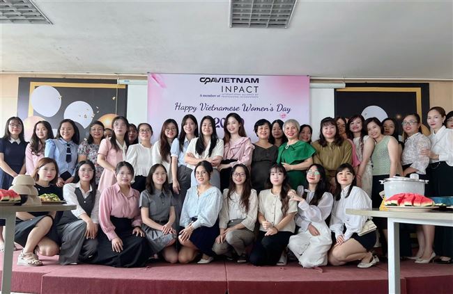 CPA VIETNAM Tổ Chức Tiệc Liên Hoan Chúc Mừng Các Nữ CBNV Nhân Ngày 20-10